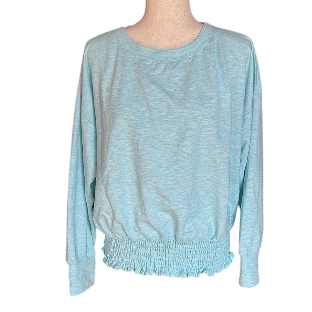 Zac & Rachel Elastic Ruched Waist Blouse